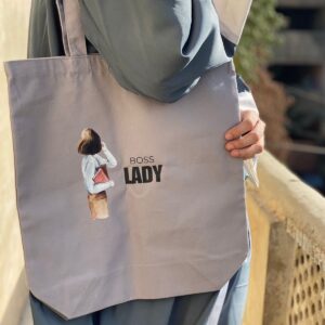 Boss Lady Canvas Tote Bag