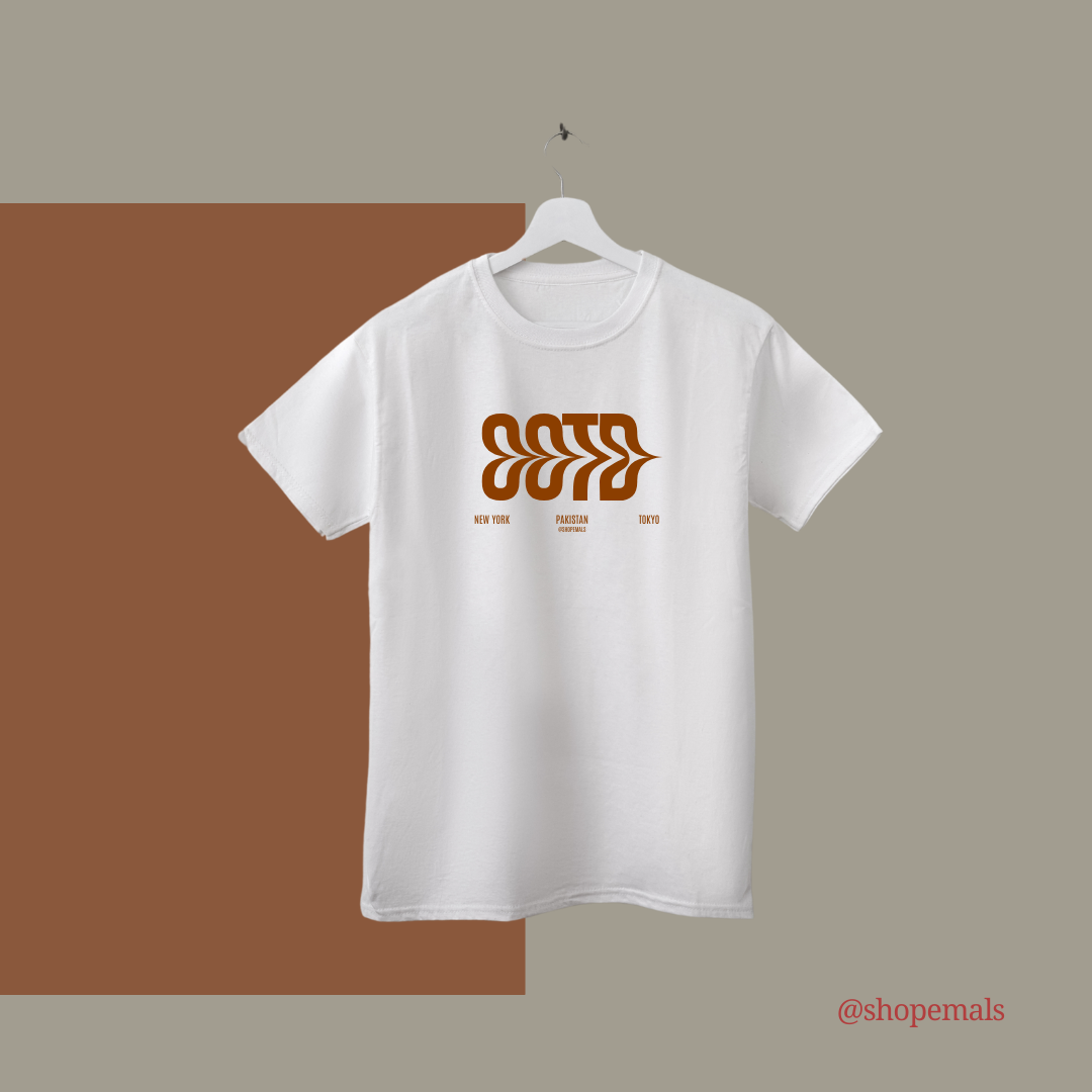 OOTD White Aesthetic T-shirt - Image 3