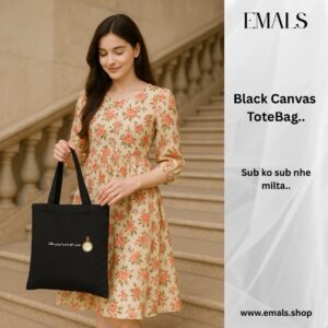 Sab ko sab nahi milta urdu text Canvas Tote Bag