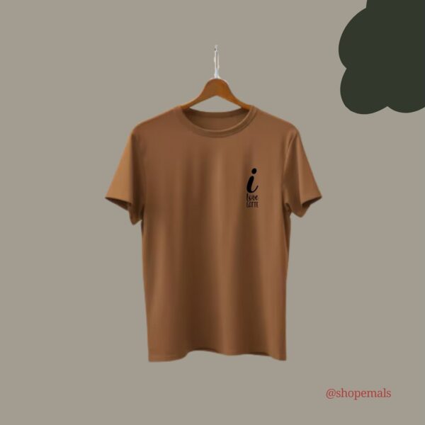 I love latte brown aesthetic T-shirt
