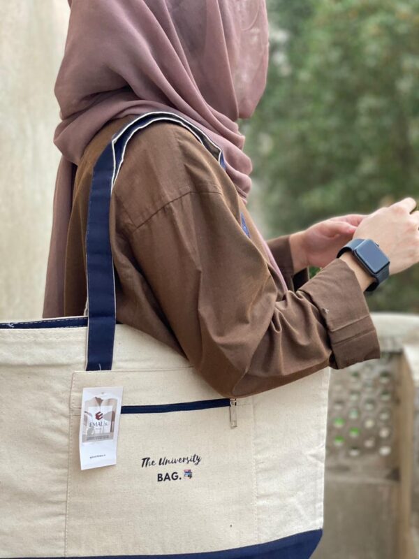 The University Bag Zipper Tote Bag - Image 2
