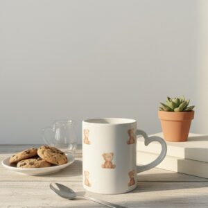Little Bears Aesthetic White Ceramic Mug